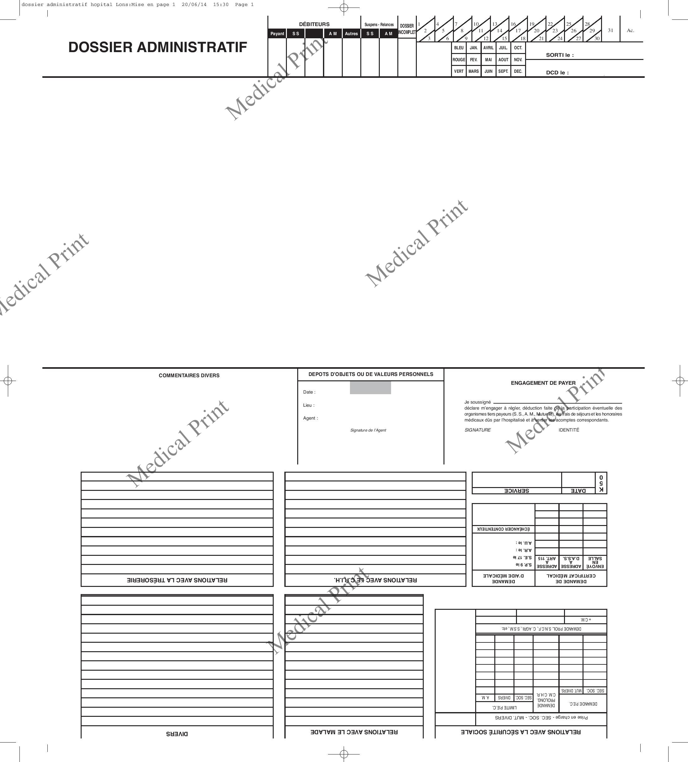BAT dossier administratif
